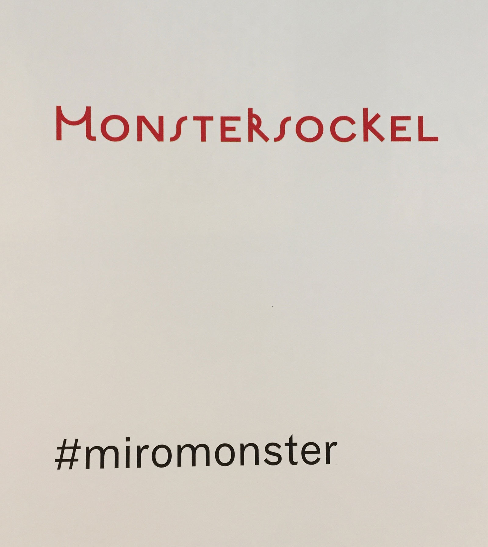 Hashtag #miromonster, Max-Ernst-Museum Brühl